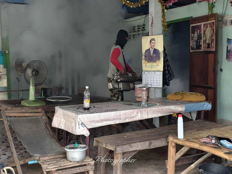 โครงการป้องกันปัญหาโรคไข้เลือดออก (พ่นหมอกควันกำจัดยุงลาย)